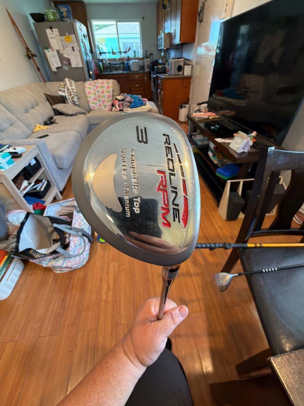 Adams Redline RPM 3 Fairway Wood Top Tight Lies Titanium Fujikura G75 Shaft